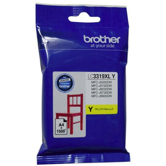 Brother Lc3319xly Yellow High Yield Ink Cartridge