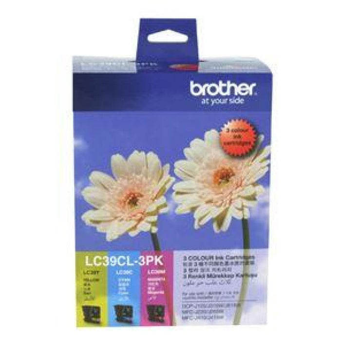 Brother Lc39cl3pk Cmy Colour Ink Cartridges (triple Pack)