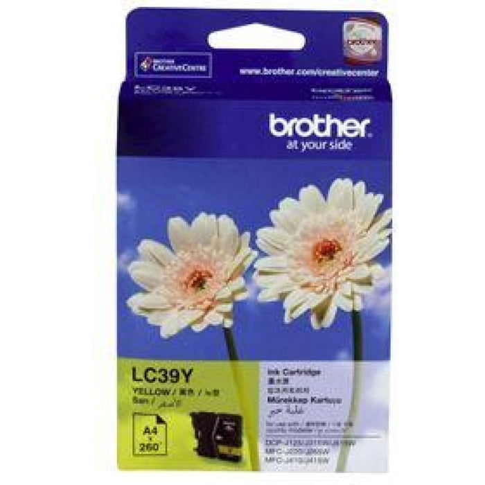 Brother Lc39y Yellow Ink Cartridge