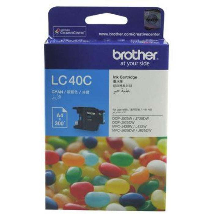 Brother Lc40c Cyan Ink Cartridge