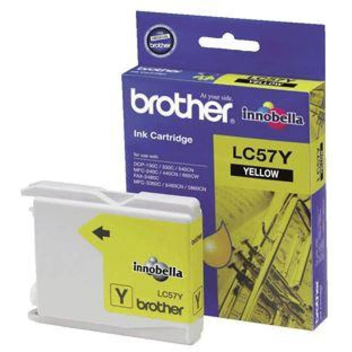 Brother Lc57y Yellow Ink Cartridge