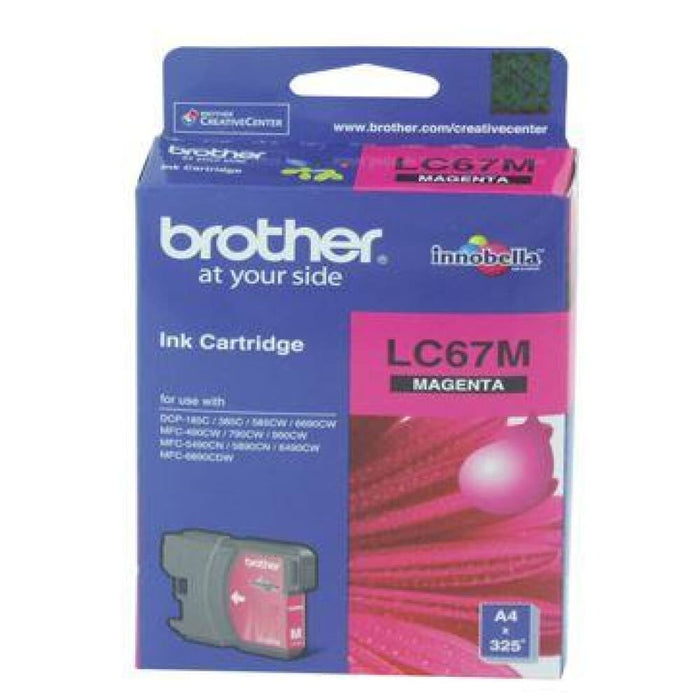 Brother Lc67m Magenta Ink Cartridge