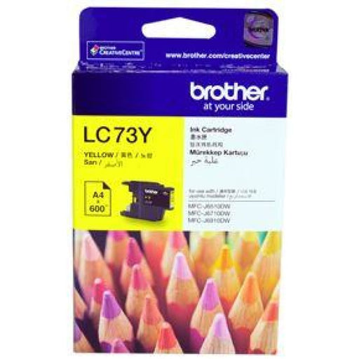 Brother Lc73y Yellow Ink Cartridge