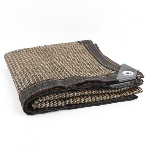 Brown Hdpe Sun Shade Sail Garden Balcony Cover Shelter