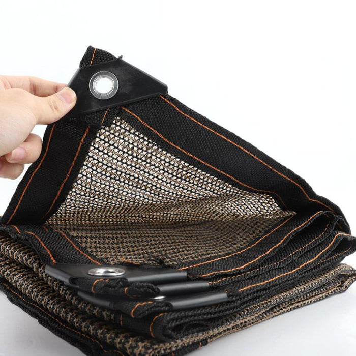 Brown Hdpe Sun Shade Sail Garden Balcony Cover Shelter