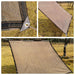 Brown Hdpe Sun Shade Sail Garden Balcony Cover Shelter