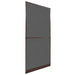 Brown Hinged Insect Screen For Doors 100 x 215 Cm Oaopla