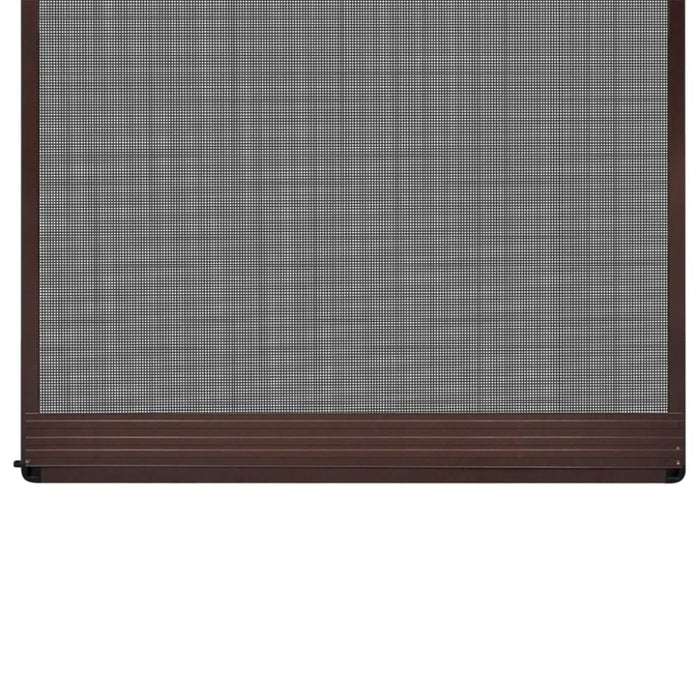 Brown Hinged Insect Screen for Doors 100 x 215 Cm Oaopla