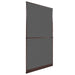 Brown Hinged Insect Screen For Doors 120 x 240 Cm Oaopll