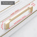 Brushed Copper Cabinet Handles Furniture Pulls