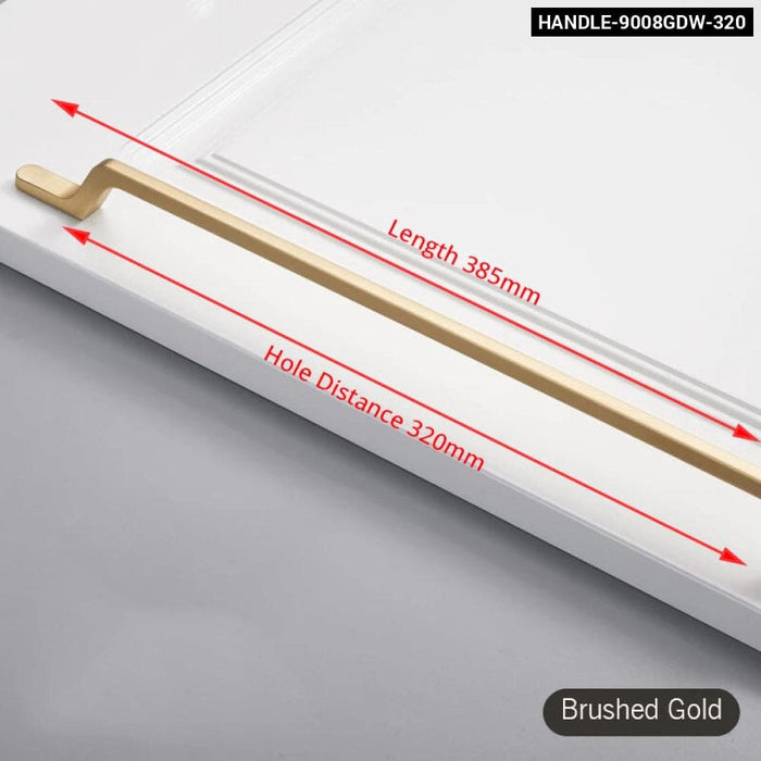 Brushed Gold Cabinet Handle For Kitchen Cupboards