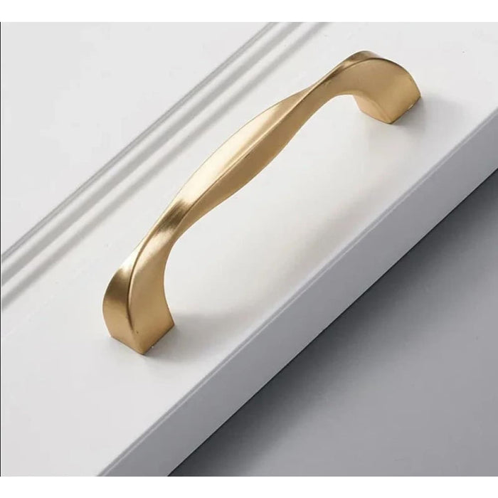 Brushed Gold Cabinet Handle For Kitchen Cupboards