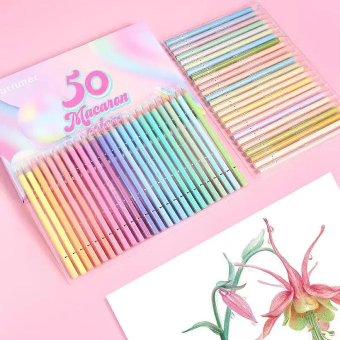 Brutfuner Macaron 50 Colour Pencil Set