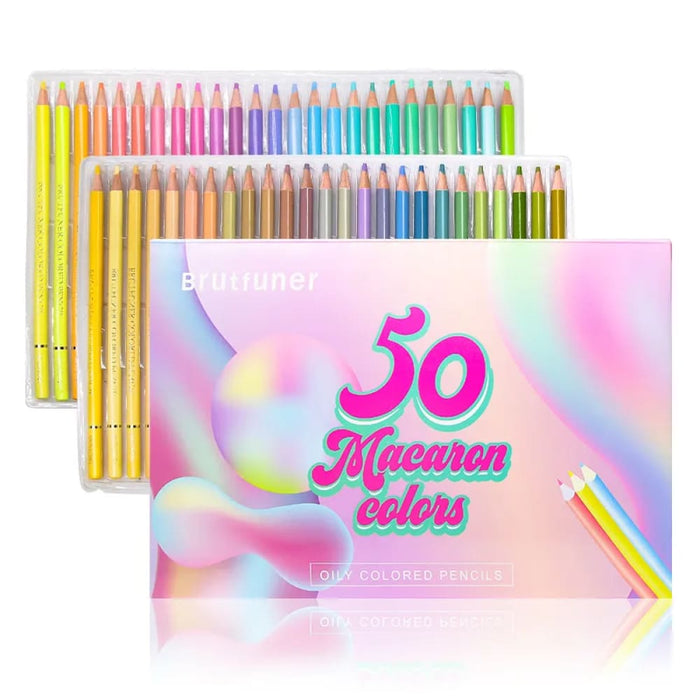Brutfuner Macaron 50 Colour Pencil Set