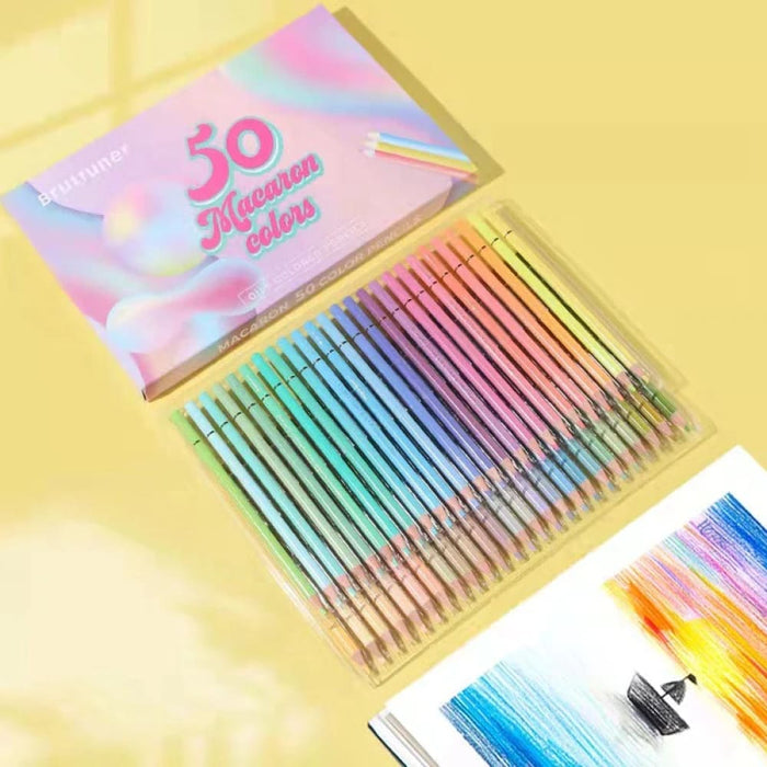 Brutfuner Macaron 50 Colour Pencil Set