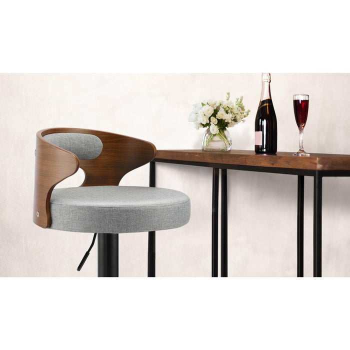 Bar Stools Gas Lift Kitchen Dining Chair Stool Swivel Pu Leather X2 / X4