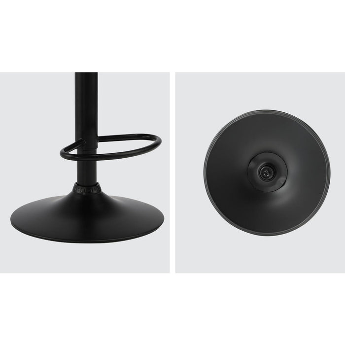 Bar Stools Gas Lift Kitchen Dining Chair Stool Swivel Pu Leather X2 / X4