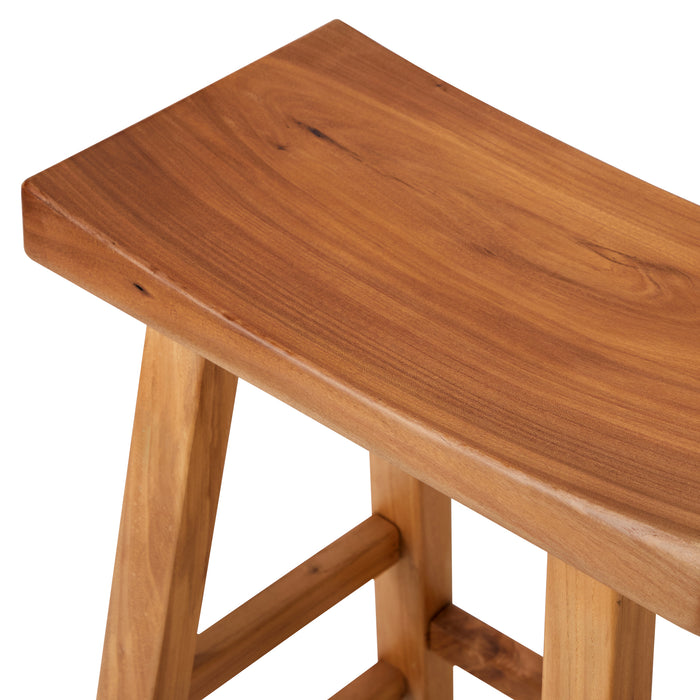 2X Bar Stools Kitchen Stool Wooden Counter Chairs Barstools Natural