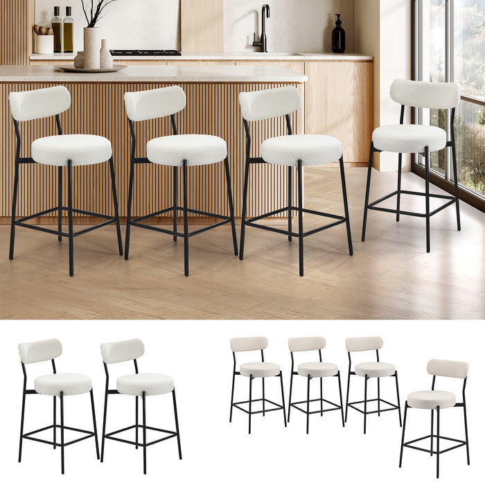 Bar Stools Kitchen Dining Chairs Counter Stool Upholstered X2 / X4