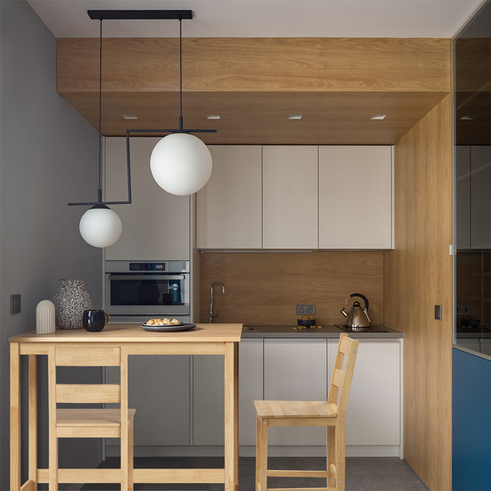 3Pcs Bar Table Set Kitchen Dining Cafe Tables 2 Stools Setting