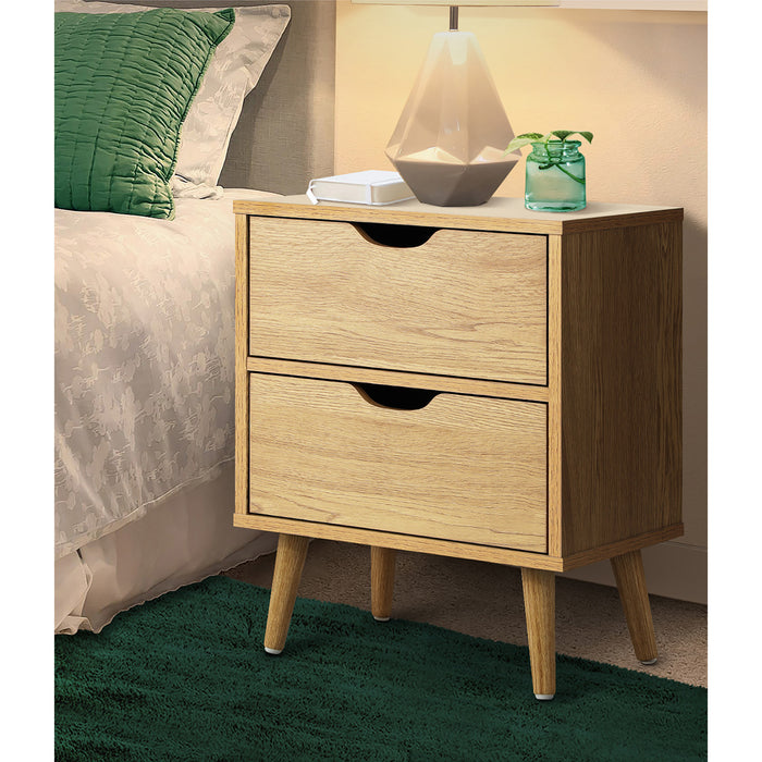 2 X Bedside Tables Side Table Bedroom Furniture Wooden