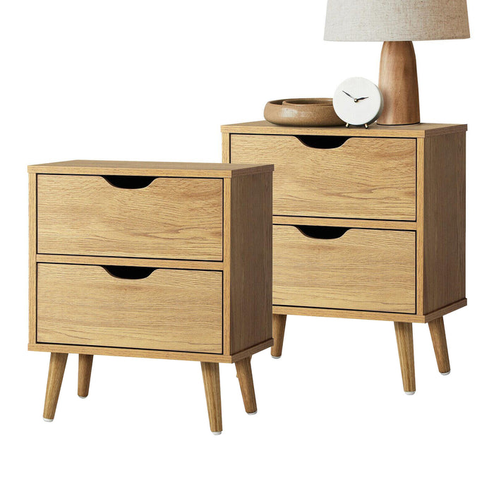 2 X Bedside Tables Side Table Bedroom Furniture Wooden
