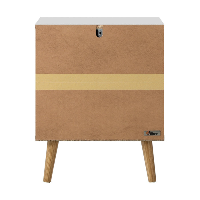 Bedside Tables Set Of 2 Side Table Nightstand Storage Cabinet White