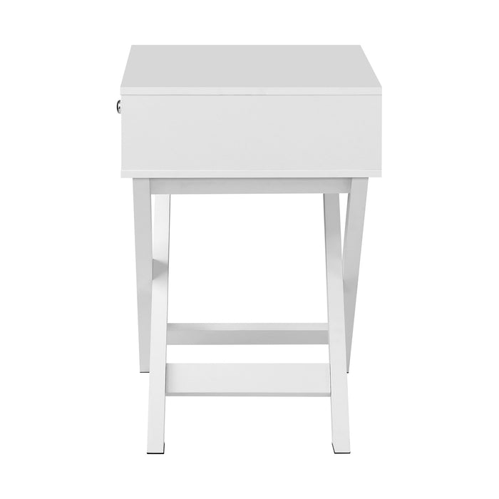 Bedside Table Drawer Nightstand Side Table Storage Cabinet Bedroom