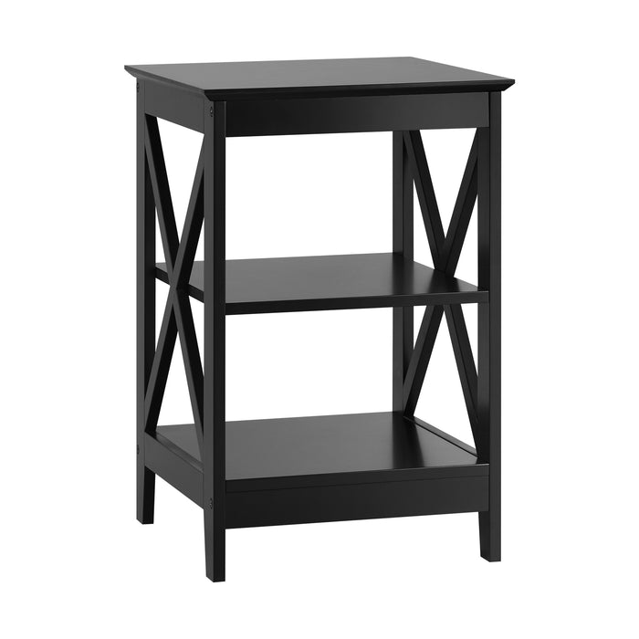 Side Table Coffee Bedside Sofa End Tables 3-Tier Shelf