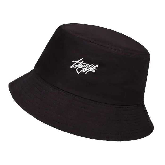 Bucket Hat With Embroidery And Print