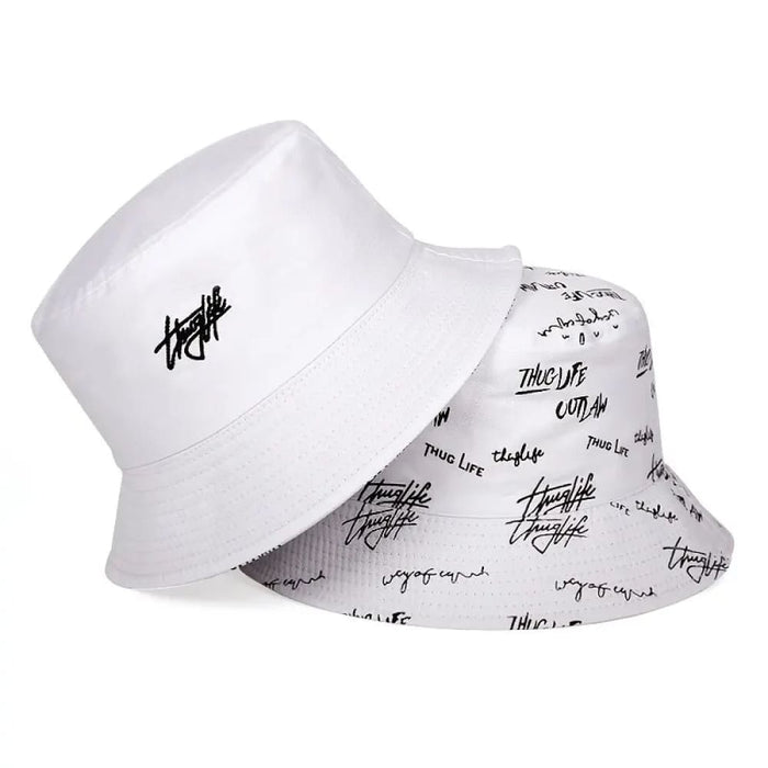 Bucket Hat With Embroidery And Print
