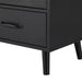 Buffet Sideboard Double Doors Black