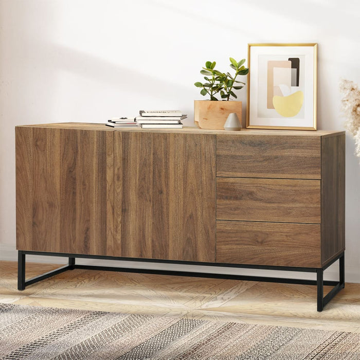 Buffet Sideboard Storage Cabinet Drawers Shelf Kitchen