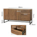 Buffet Sideboard Storage Cabinet Drawers Shelf Kitchen