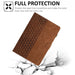 Building Blocks Embossed Leather Smart Tablet Case For Ipad