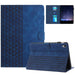 Building Blocks Embossed Leather Smart Tablet Case For Ipad
