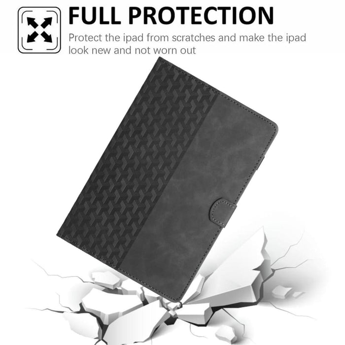 Building Blocks Embossed Leather Smart Tablet Case For Ipad
