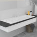Built-in Basin 101x39.5x18.5 Cm Ceramic White Oapbla