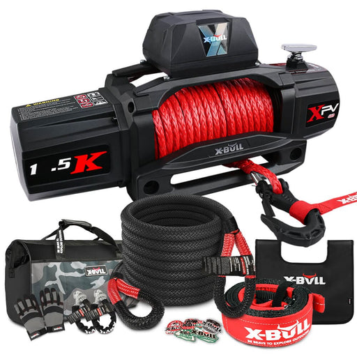 X - bull 4wd Recovery Kit Kinetic Rope With 14500lbs