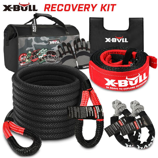 X - bull Recovery Kit 4x4 Off - road Kinetic Rope Snatch