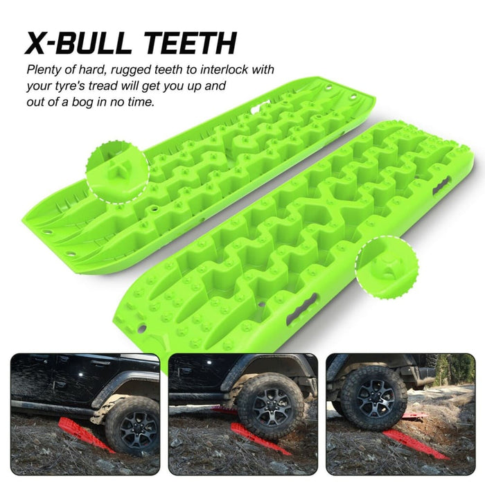 X - bull Recovery Tracks Kit Boards Sand Mud Trucks 6pcs