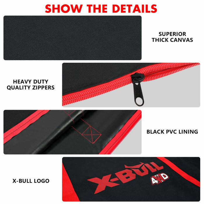 X - bull Recovery Tracks Carry Bag 4x4 Extraction Tred Black