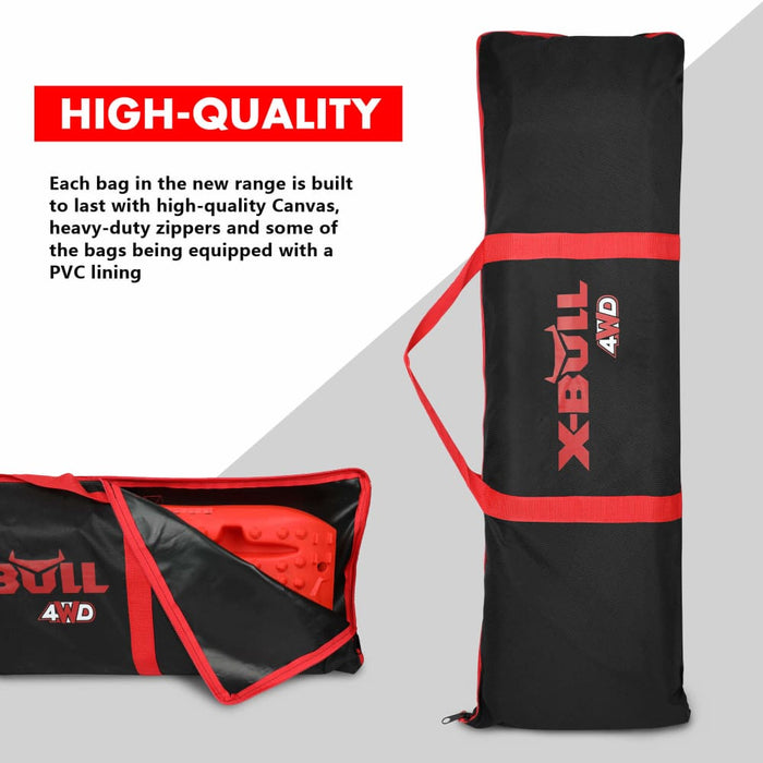 X-bull Recovery Tracks Carry Bag 4x4 Extraction Tred Black