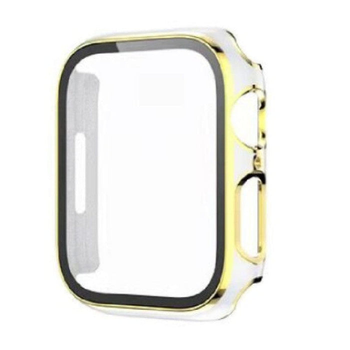 Pc Bumper Tempered Glass Cover for Apple Iwatch Case