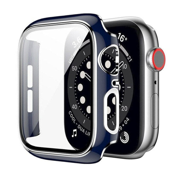 Pc Bumper Tempered Glass Cover for Apple Iwatch Case