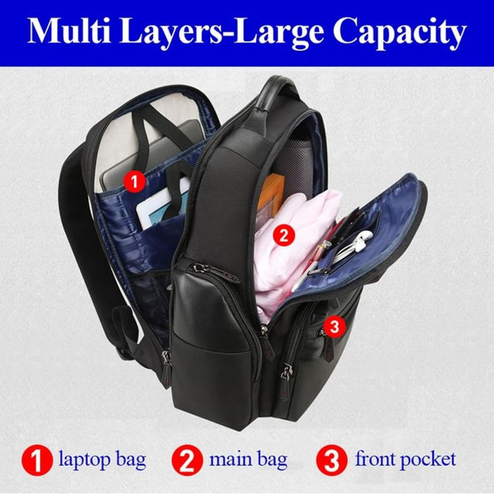 Business Anti Theft Waterproof Three Layer Large Capacity