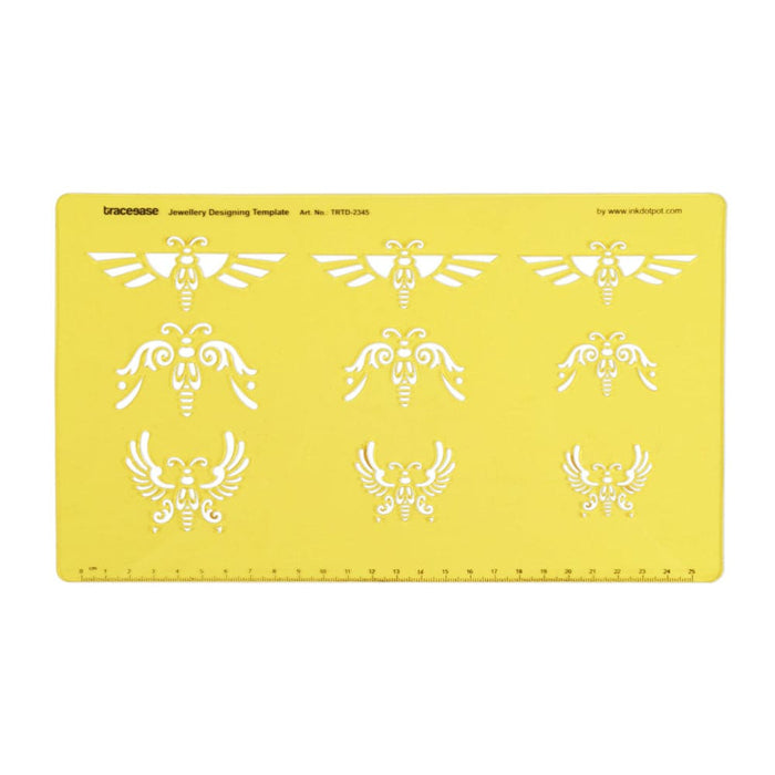 Butterflies Designs Jewellery Templates Drafting Tools