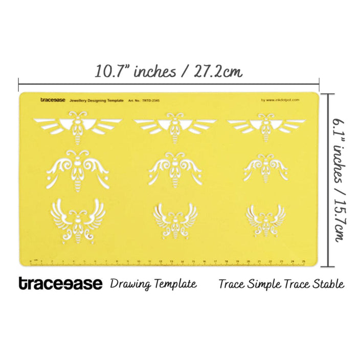 Butterflies Designs Jewellery Templates Drafting Tools