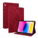 Butterfly Flower Embossed Leather Tablet Case For Ipad 10th