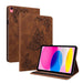 Butterfly Flower Embossed Leather Tablet Case For Ipad 10th